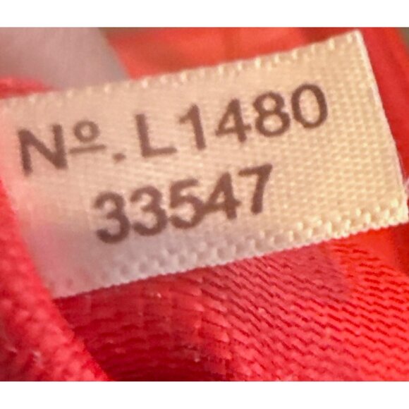 Coach Red Pebbled Leather Large Shoulder Hobo Bag 33547 Turnlock Zip Gold - Picture 13 of 16